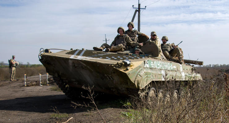 Карта АТО: на Донбассе ранены четверо военных