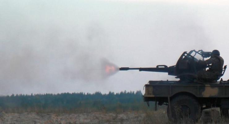 Боевики выпустили 380 снарядов по позициям сил АТО