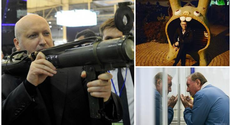 Неделя в фото: Турчинов на выставке оружия, Яценюк на Пейзажной аллее и Ефремов в суде