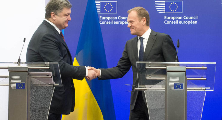 Порошенко и Туск скоординировали позиции в преддверии саммита ЕС