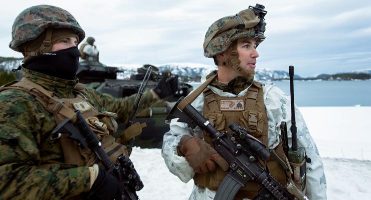 В Норвегии разместят 330 американских морских пехотинцев