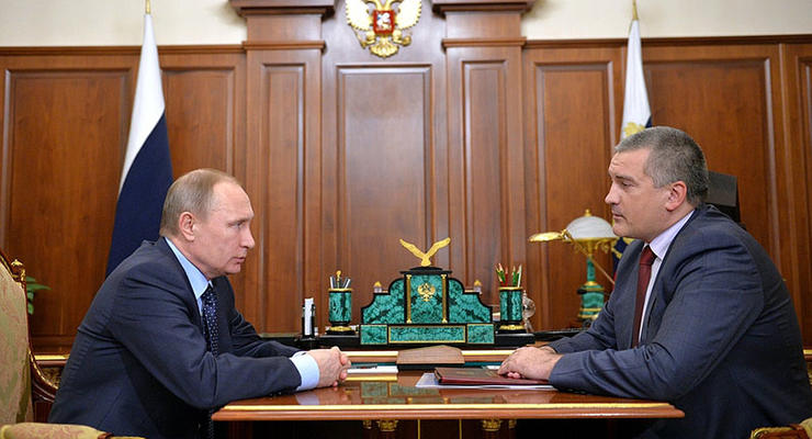 Путин посоветовал Аксенову каждый день смотреть видео Керченского моста