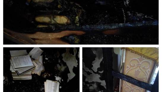 В Павлограде горела церковь Московского патриархата