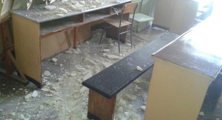 В Одесском университете во время лекции упал потолок