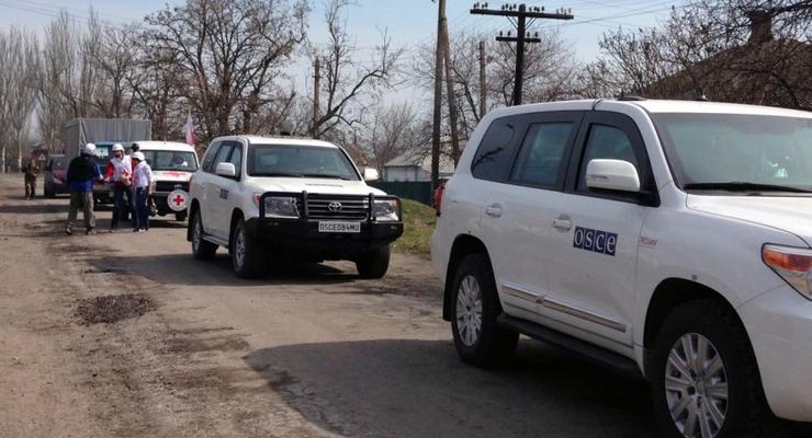 В Донецкой области патруль ОБСЕ попал под обстрел