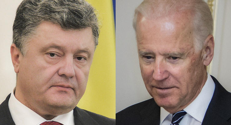 Порошенко и Байден обсудили сохранение санкций против России