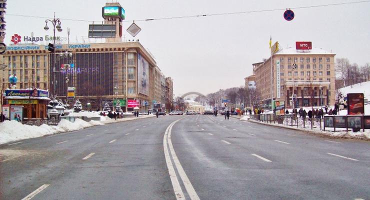 В Киеве в понедельник перекроют центральные улицы и выход из метро Крещатик