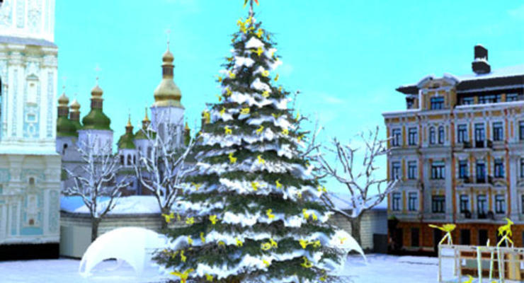 Стало известно, когда в Киеве установят новогоднюю елку