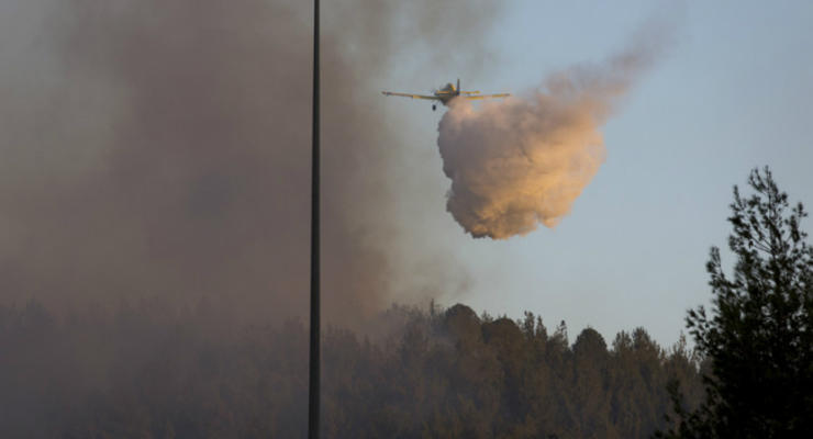 Из-за лесных пожаров в Израиле эвакуированы более 60 тыс человек