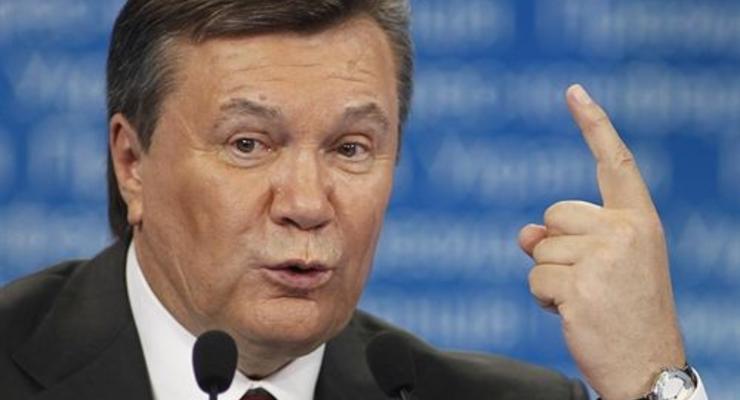 Янукович нахамил журналистке на пресс-конференции