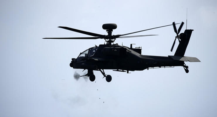 В Каспийском море разбился вертолет