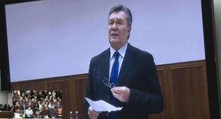 Янукович на допросе заявил, что не был судим