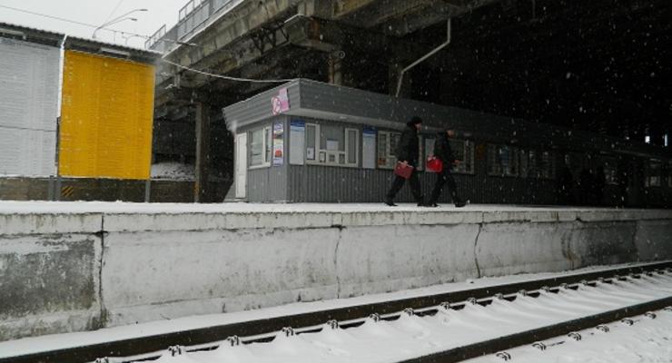 На станции Святошино в Киеве женщина бросилась под поезд
