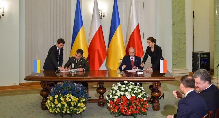 Украина и Польша заключили новый военный договор