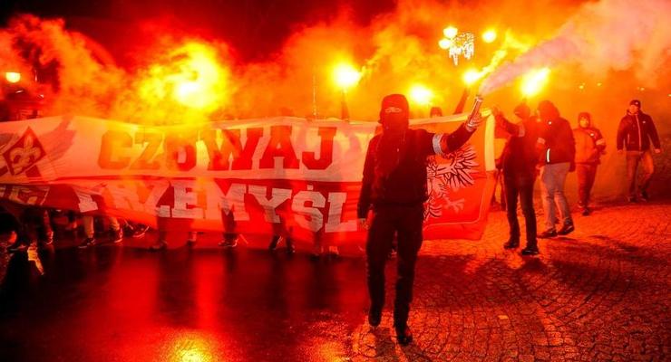 На марше правых в Польше кричали "Смерть украинцам"