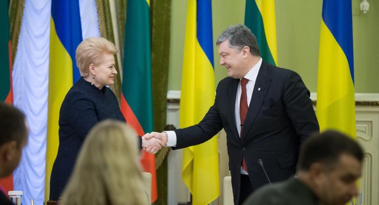 Украина и Литва заключили стратегическое партнерство