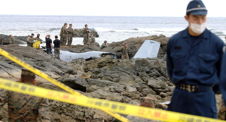 У берегов Японии потерпел крушение конвертоплан морской пехоты США