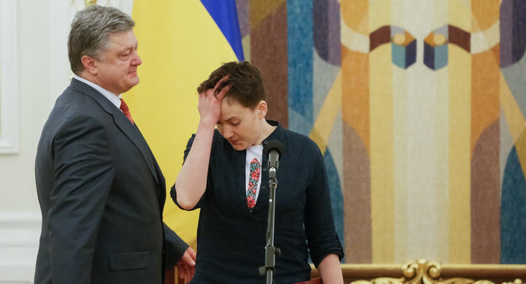 Порошенко о встрече Савченко с боевиками: Такие шаги не несут пользы