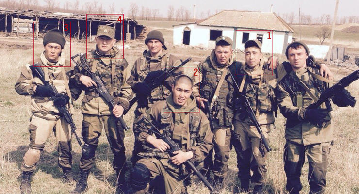 На Донбассе заметили российских солдат-калмыков