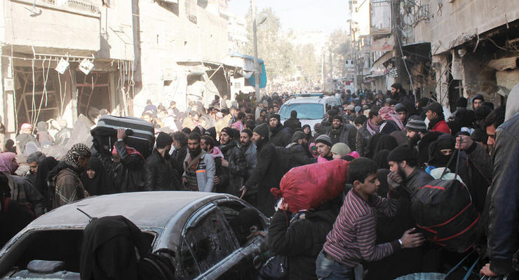 В Алеппо при эвакуации повстанцы пытались захватить заложников