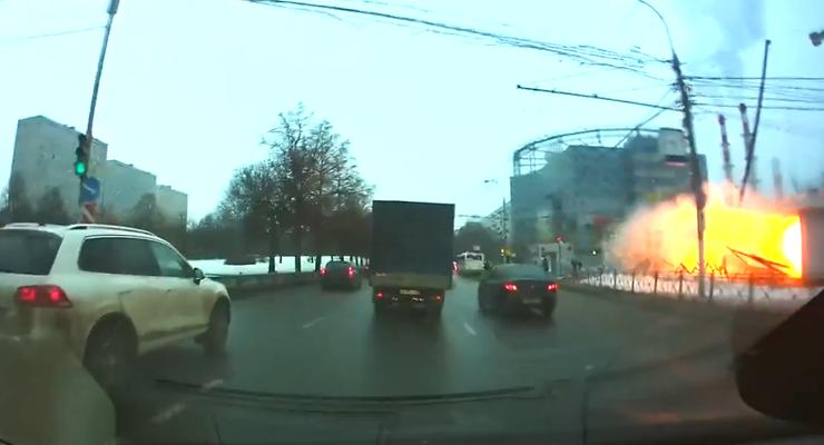 Появилось видео момента взрыва в московском метро