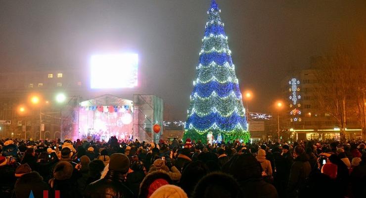 Новый год в Донецке: сепаратисты обещают всенародную дискотеку