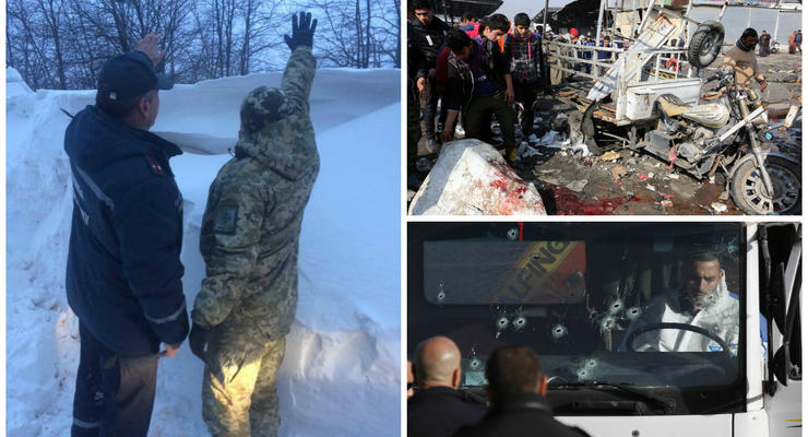 Итоги выходных: Аномальные снегопады в Украине и теракты на Ближнем Востоке