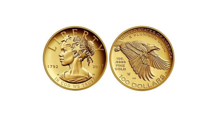 США впервые отчеканили афроамериканку на памятной монете