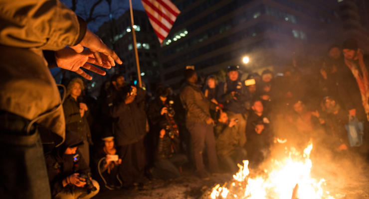 Акции протеста в Вашингтоне - арестовано более 200 человек: фото