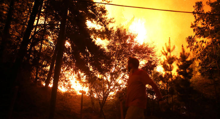 Филиал ада: фото самых масштабных пожаров в истории Чили