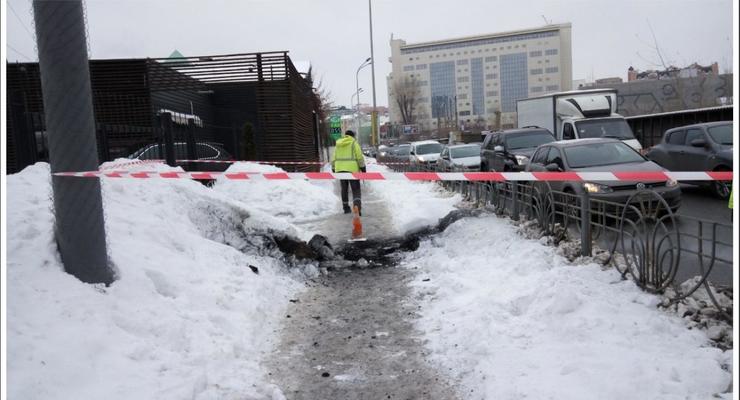 В центре Киева произошел подземный взрыв