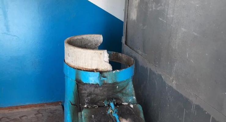 В Киеве неизвестные бросили гранату в мусоропровод