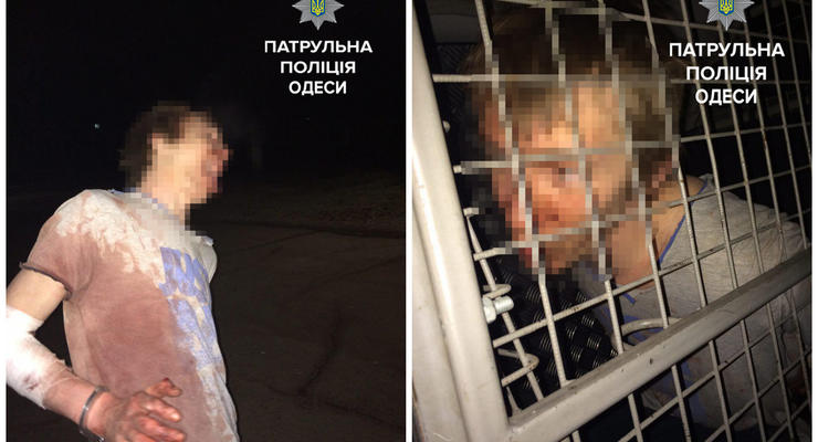 В Одессе солдат в самоволке крушил автомобили со своим товарищем