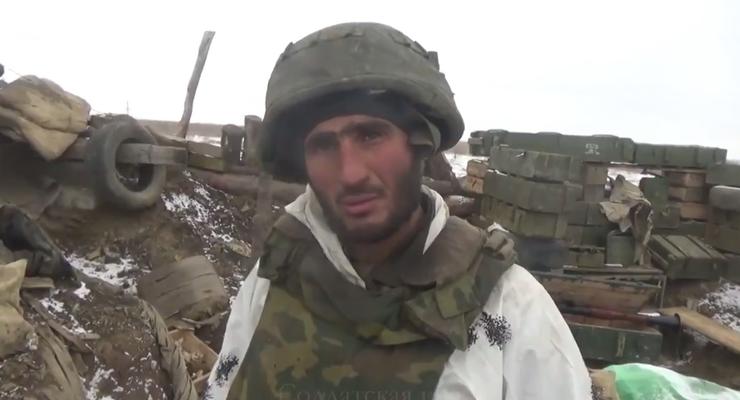 Боевик-чеченец назвал Донбасс "своей землей"