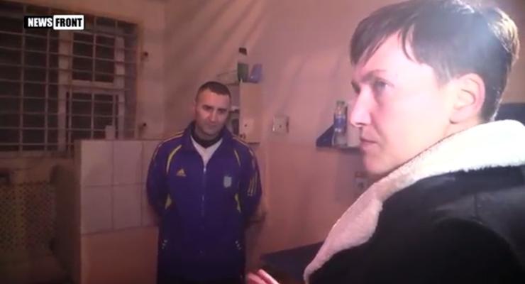 Появилось видео с Савченко в тюрьме ДНР