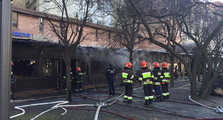 В центре Львова горел ресторан