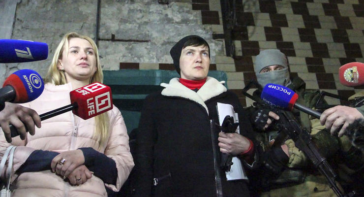 Савченко опубликовала список пленных, которых посетила в тюрьме ДНР