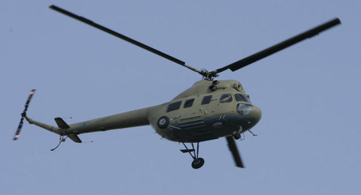 Возле Краматорска разбился военный вертолет Ми-2