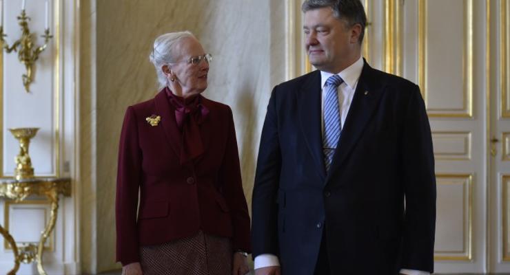 Датская королева заверила Порошенко в поддержке Украины