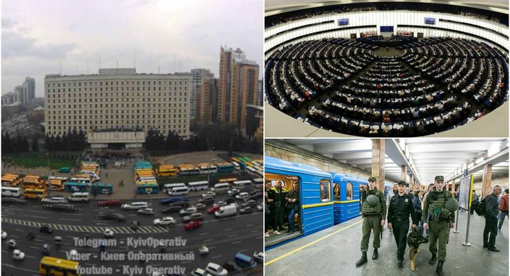 Итоги 5 апреля: протест маршрутчиков, дебаты по безвизу и "бомбы" в киевском метро