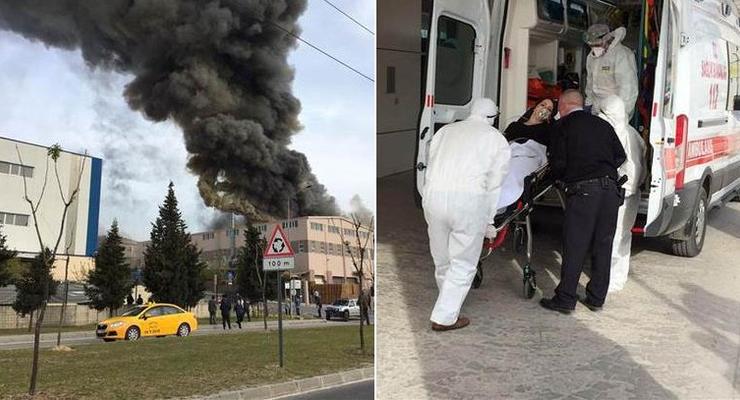 В Турции утечка ядовитого газа из-за взрыва на фабрике