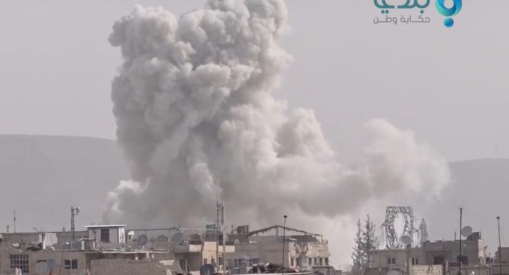 Новая бомбардировка Сирии: журналист показал видео атак