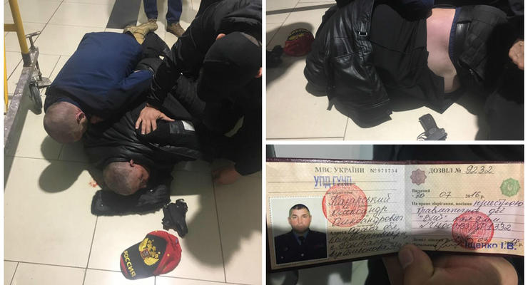 В Одессе задержали пьяного экс-милиционера с пистолетом, который не признает Украину