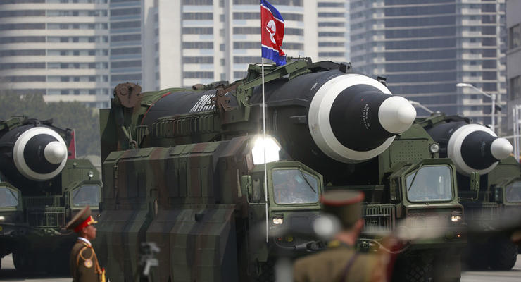 Военный парад в Пхеньяне: фото масштабного события