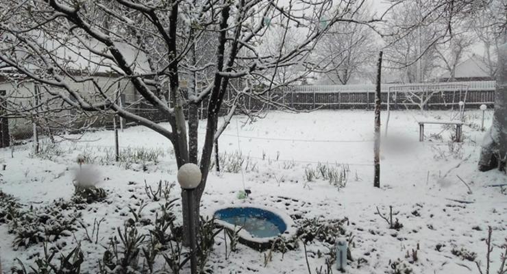 Шел 77-й день февраля: в Харькове и области выпал снег