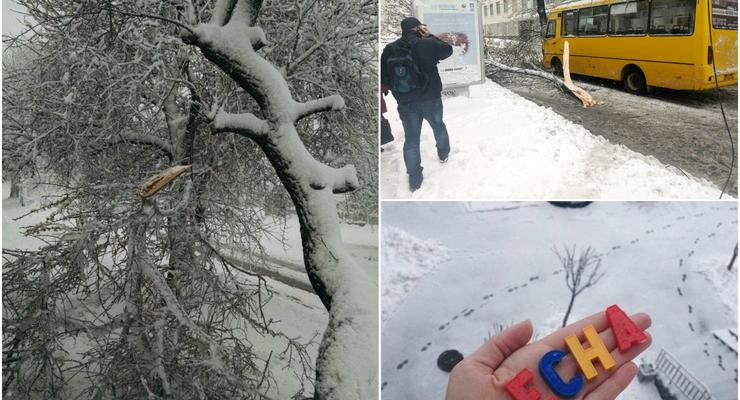 Снежный апокалипсис: в Днепре замело трассы и аэропорт, а в Харькове закрыли школы