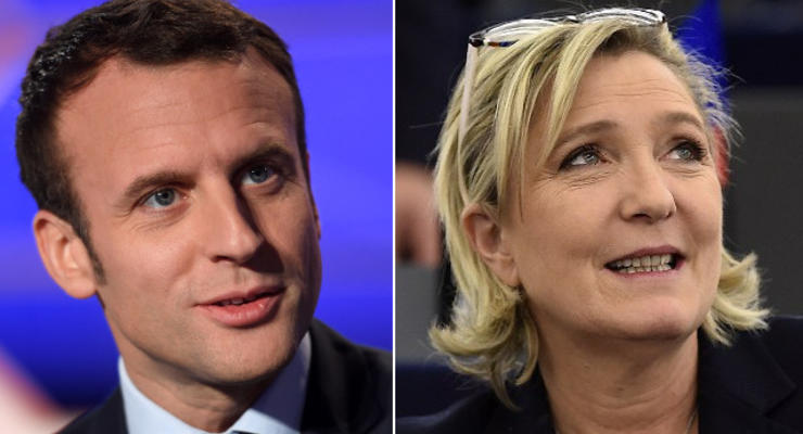 Во Франции прошли дебаты Макрона и Ле Пен