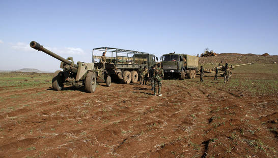 Россия перебросила в Сирию артиллерию - СМИ