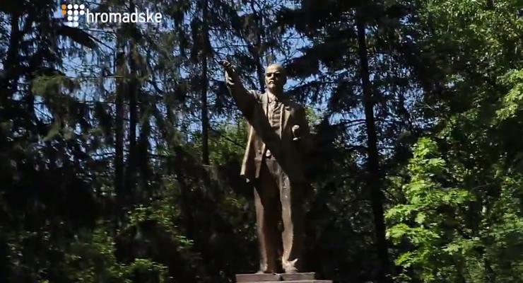 В Киеве нашли памятник Ленину