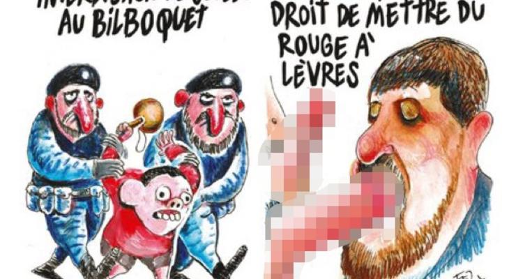 Charlie Hebdo сделал похабную карикатуру на Кадырова